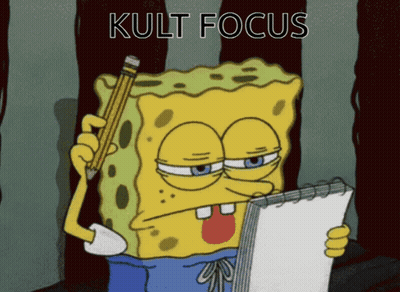 SpongeBob Holding Pencil And Paper Kult Focus GIF
