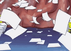 Spongebob Hysterically Search Around GIF