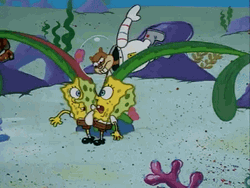 Spongebob I Need It Fight Slice With Daisy GIF