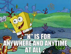 Spongebob I Need It Happy Tumbling Anywhere Anytime GIF