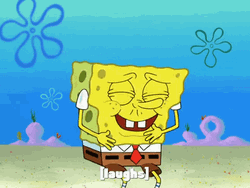 Spongebob I Need It Laughing Funny Lol GIF