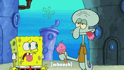 Spongebob Ice Cream Flies Over Your Head GIF