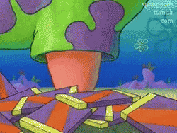 Spongebob Kisses Chocolate Fell From Patrick's Pocket GIF