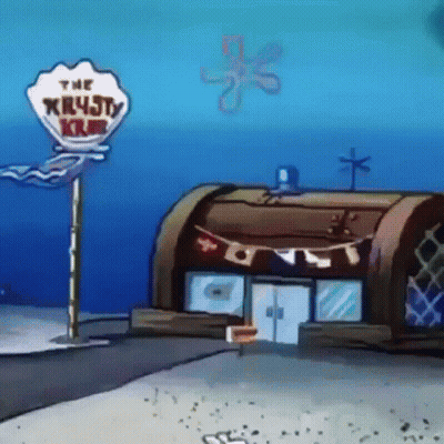 SpongeBob Krabby Krab Restaurant GIF
