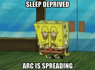 SpongeBob Lying Down Sleep Deprived GIF