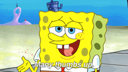 Spongebob Many Thumbs-up