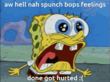 Spongebob Meme Sad Crying Hurt Done GIF