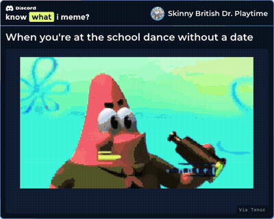 Spongebob Meme Skinny British Dr Playtime GIF