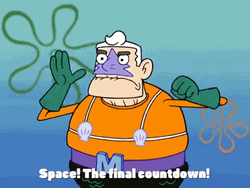 Spongebob Mermaid Man Final Countdown GIF