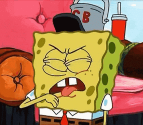 Spongebob Mocking Cross Eyed GIF