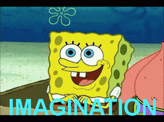 Spongebob Mocking Imagination  GIF