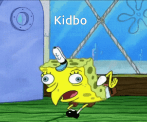 Spongebob Mocking Kidbo GIF