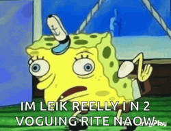 Spongebob Mocking Mispelled Words  GIF