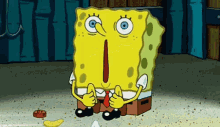 SpongeBob Mouth Open Close Anxiety Attack GIF