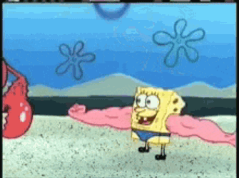 Spongebob Muscles GIF
