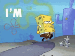 SpongeBob Over Excited Ready To Go GIF