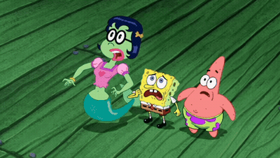 SpongeBob Patrick Mermaid Daddy GIF