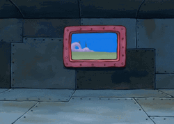 SpongeBob Patrick Running Terrified GIF