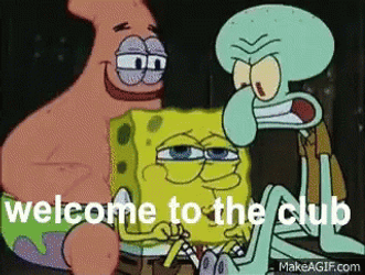 Spongebob Patrick Squidward Welcome To The Dark Side GIF