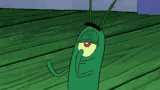 SpongeBob Plankton Slow Clap GIF