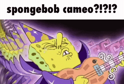 SpongeBob Playing Guitar Cameo GIF