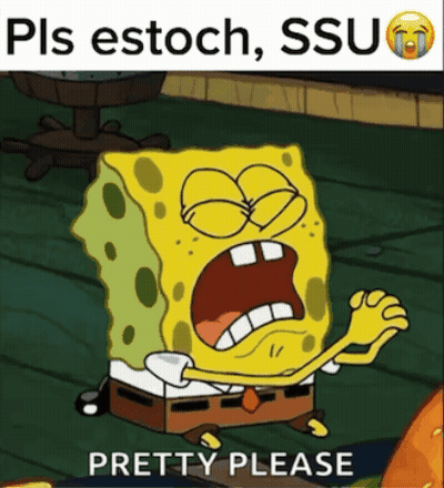 SpongeBob Pls Estoch Ssu Pretty Please GIF