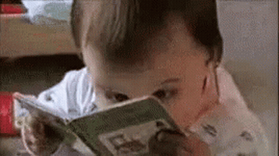 SpongeBob Reading Book Time To Read GIF