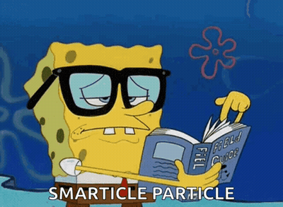 SpongeBob Reading Smarticle Particle Book GIF