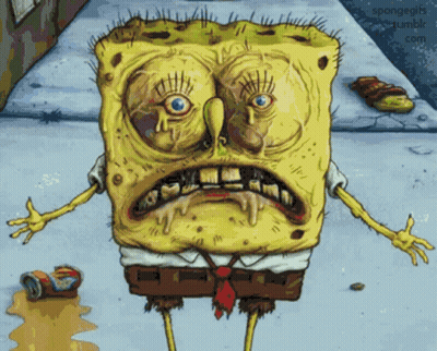 SpongeBob Sad Face GIF
