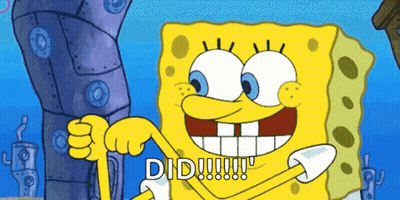 SpongeBob Saying Did Holding Pencil GIF