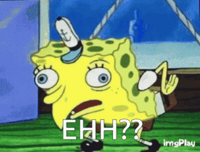 SpongeBob Saying Ehh GIF