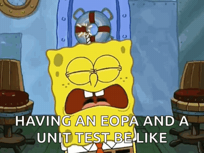 Spongebob Saying Having Eopa And Unit Test Belike GIF