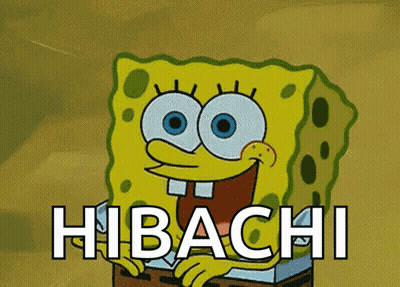 SpongeBob Saying Hibachi GIF