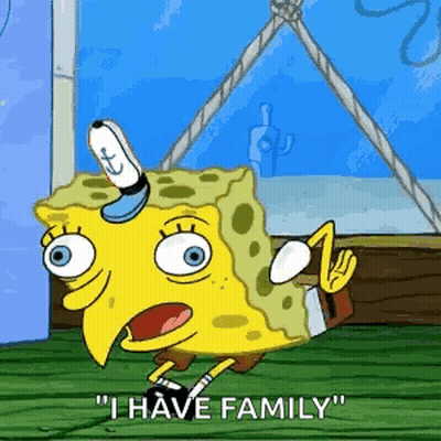 SpongeBob Saying I Have Family GIF