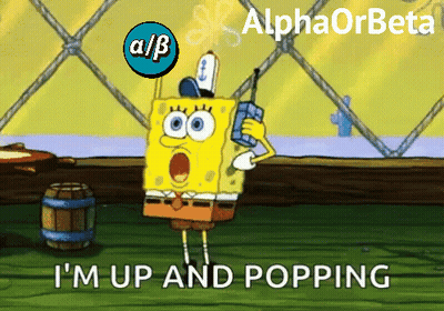 SpongeBob Saying Im Up And Popping On Phone GIF