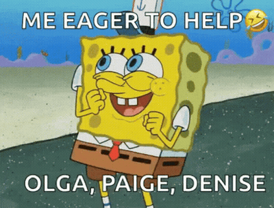 Spongebob Saying Me Eager To Help GIF
