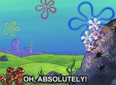 SpongeBob Saying Oh Absolutely GIF