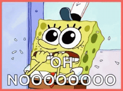 SpongeBob Saying Oh With Mouth Open GIF