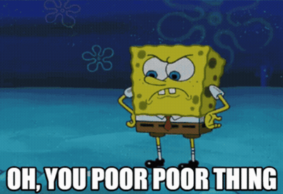 SpongeBob Saying Oh You Poor Poor Thing GIF