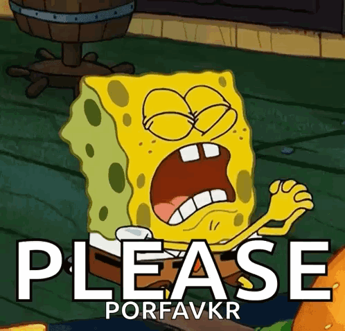 SpongeBob Saying Please GIF