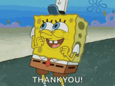 SpongeBob Saying Thank You GIF