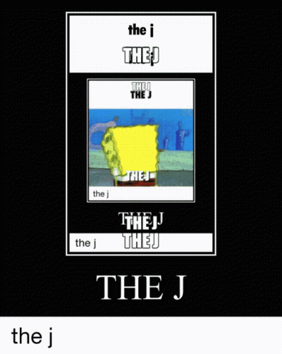 SpongeBob Saying The I The J GIF