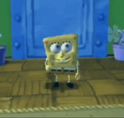 Spongebob Saying Yes In Front Of Toilet GIF
