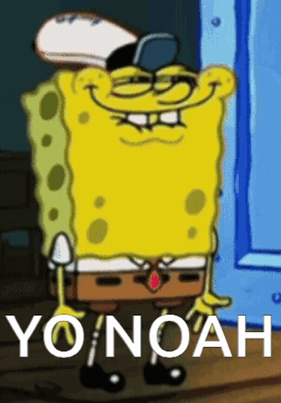 SpongeBob Saying Yo Noah GIF