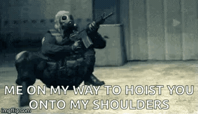 SpongeBob Screaming With Hook GIF