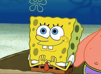 SpongeBob Sitting Next To Patrick Star GIF