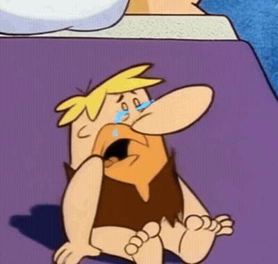 Spongebob Sitting On Box With Word Karter GIF