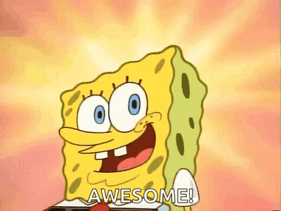Spongebob Smiling Thumbs Up GIF