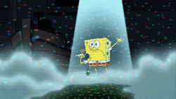 SpongeBob Spotlight Goofy Meme GIF