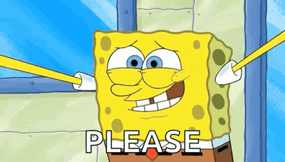 Spongebob Squarepants Asking Please GIF